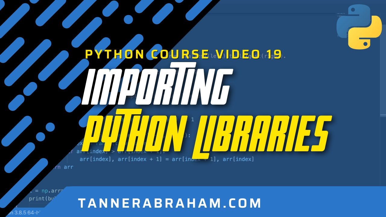 Importing Python Libraries